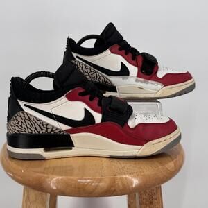 Jordan Legacy 312 Low Shoes Mens 8 White Red Black Basketball CD7069-106